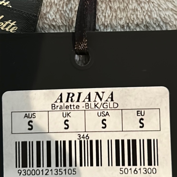 ♡BNWT UNICORN RARE HB™ ☆Ariana☆ Leatherette &+ Gold Chain Bralette♡ Size Small♡ - Picture 9 of 9